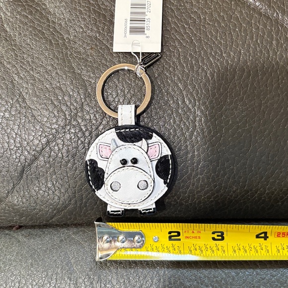 Coach adorable cow key fob - Picture 6 of 7